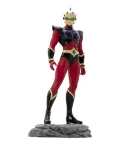 Figurine Actarus SFC Goldorak en combinaison de combat sur son socle rocheux