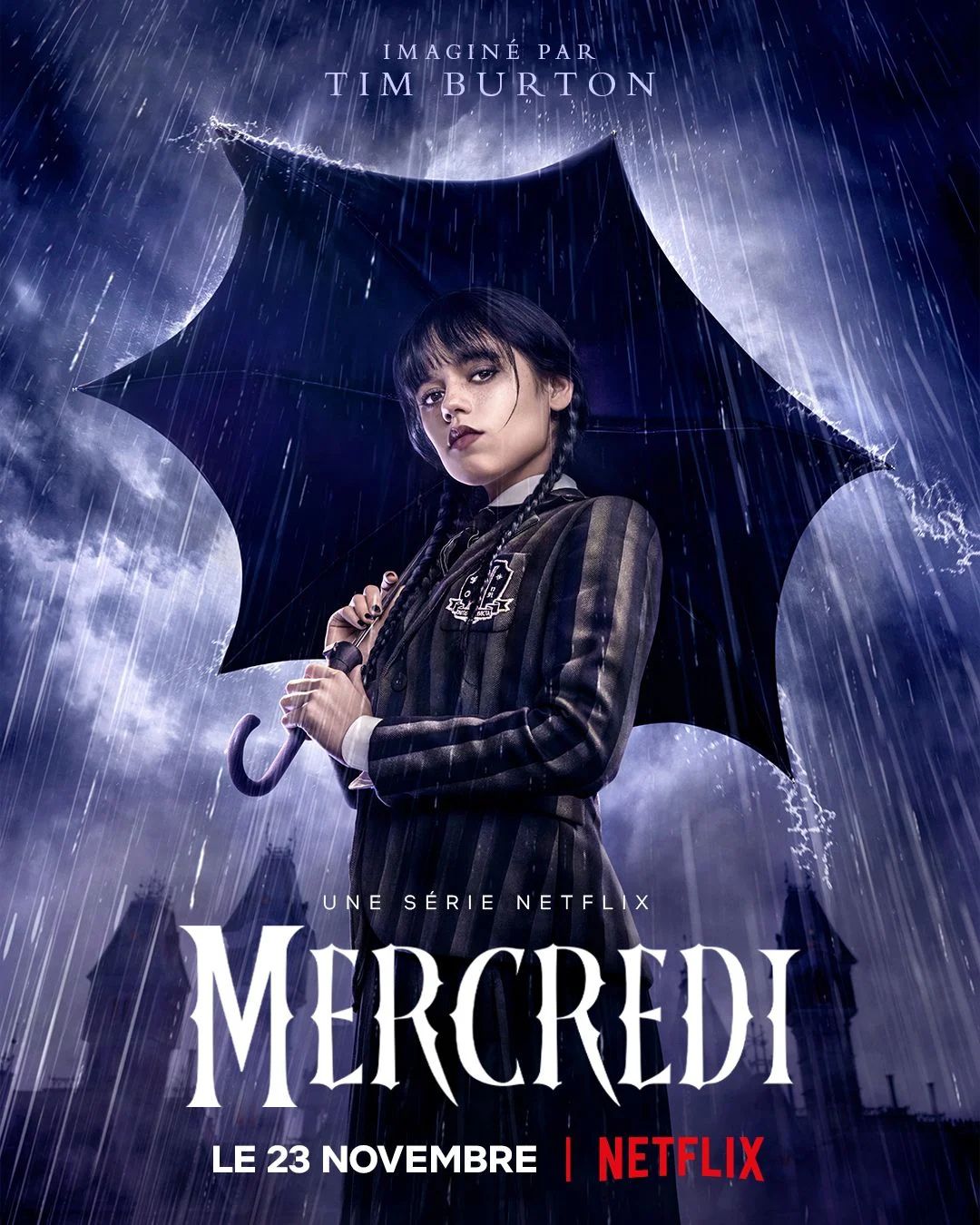 Affiche Mercredi Addams - La boutique geek en ligne du Pays d'Aix en Provence