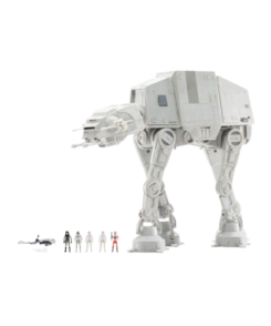 AT-AT Walker Star Wars Micro Galaxy Squadron Jazwares présenté seul.