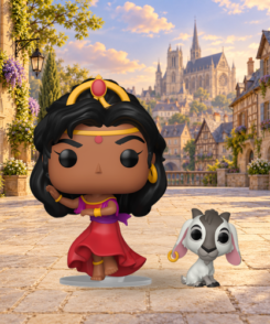 Esmeralda et Djali #1735 dans un décor parisien illustratif