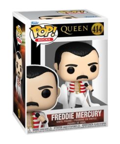Boîte vitrine officielle Queen Funko Pop! Rocks Freddie Mercury numéro 414
