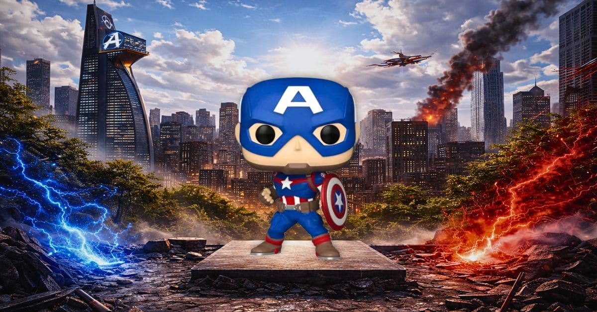 Univers Marvel bannière ambiance super héros Avengers