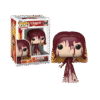 Funko Pop Carrie #1247 – Figurine de Carrie White avec sa robe ensanglantée, ses cheveux roux et son visage couvert de sang, présentée avec sa boîte officielle.
