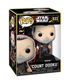 Boîte officielle Funko Pop Comte Dooku #833 Star Wars Legends collection