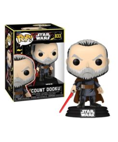 Funko Pop Comte Dooku #833 Star Wars Legends avec boîte officielle Funko Pop collectionneur