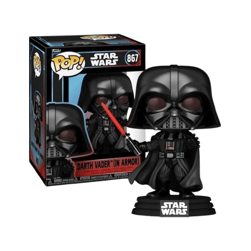 Funko Pop Dark Vador en armure #867 Star Wars avec sa boîte
