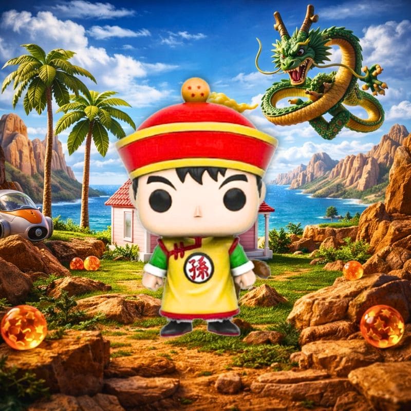Funko Pop Gohan 106 décor univers Dragon Ball Z