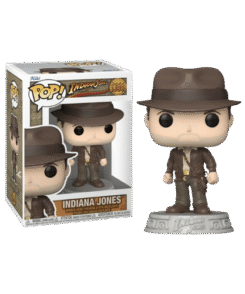 Figurine officielle Funko Pop Indiana Jones #1355 présentée avec sa boîte officielle POP! Movies sous licence Indiana Jones.