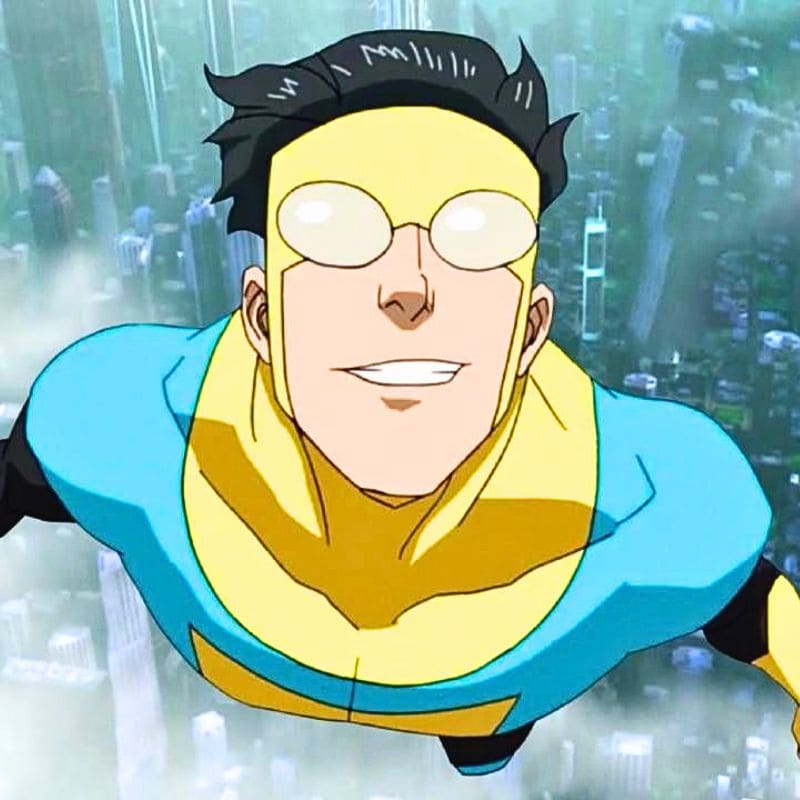 Invincible personnage serie animee super hero