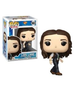 Funko Pop Lois Lane #563 – DC Comics Superman, figurine représentant Lois Lane avec ses cheveux bruns et sa tenue sombre, accompagnée de sa boîte officielle Funko Pop.