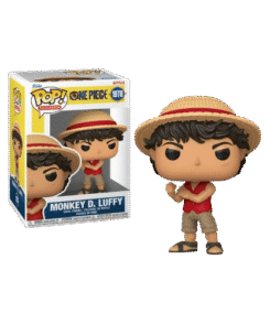 Funko Pop Luffy Netflix #1878 présentée avec sa boîte officielle POP! Television inspirée de la série live-action One Piece produite par Netflix.