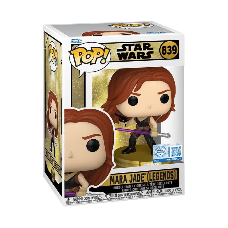 Boîte collector Funko Pop Mara Jade numéro 839 Star Wars Legends