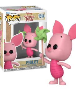 Funko Pop Porcinet #1514 avec moulin à vent devant sa boîte officielle Disney Winnie l’Ourson
