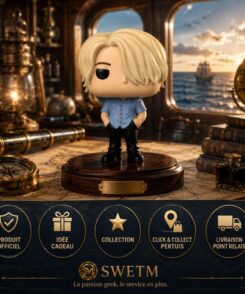 Funko Pop Sanji #1881 One Piece Netflix présentée dans un décor maritime de collection avec services SWETM