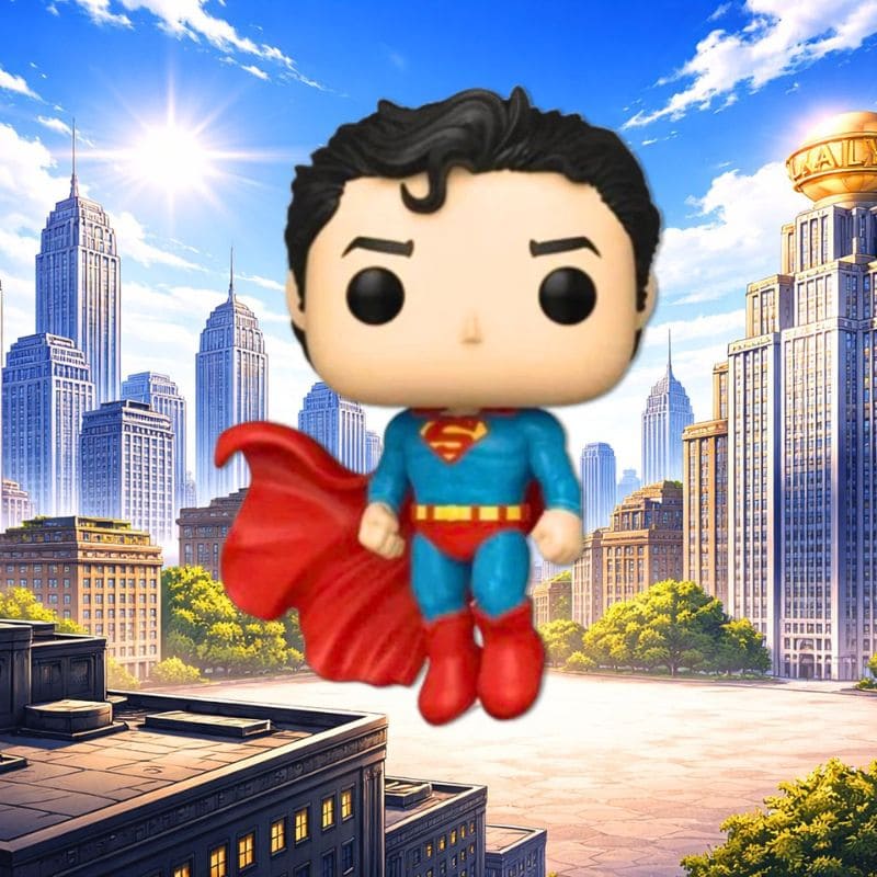 Funko Pop Superman 599 decor ville figurine super heros