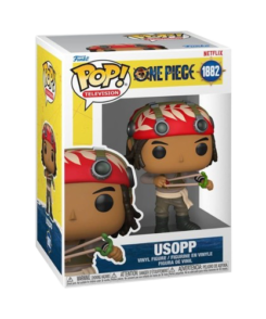 Boîte de la Funko Pop Usopp #1882 One Piece Netflix