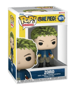 Boîte officielle Funko Pop Zoro #1879 – One Piece Netflix
