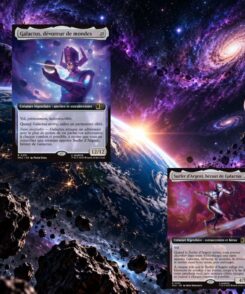 Galactus et le Surfer d’Argent dans le Deck Commander Magic Marvel Les Quatre Fantastiques