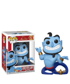 Funko Pop Génie avec lampe #476 et sa boîte officielle Aladdin Disney