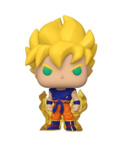 Figurine Funko Pop Goku Super Saiyan #860, cheveux jaunes et effets sculptés translucides