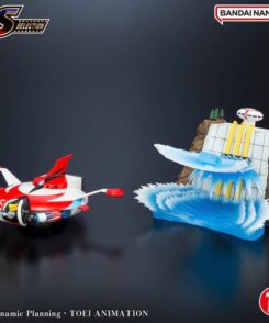 Goldorak To the Skies of Fierce Combat avec soucoupe et base séparées