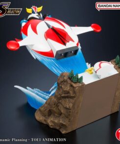 Goldorak To the Skies of Fierce Combat vue arrière de la scène