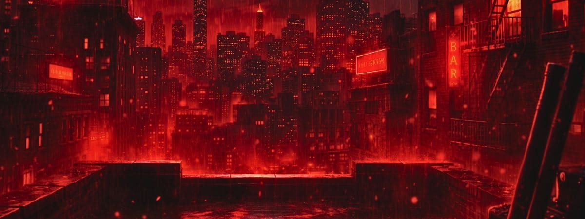 Univers Daredevil bannière ambiance super héros