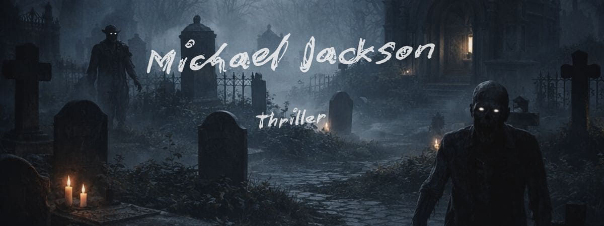 Pop Michael Jackson 359 décor cimetière Thriller zombies ambiance