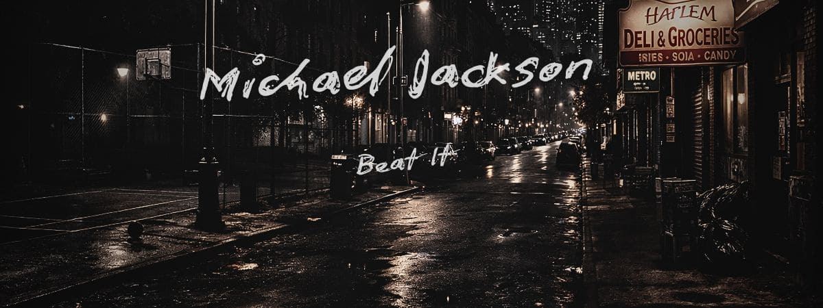 univers Beat It ambiance urbaine pop culture Michael Jackson