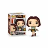Funko Pop Lara Croft Polygonal n° 1192 à côté de sa boîte Tomb Raider, sur fond blanc avec marges de sécurité.