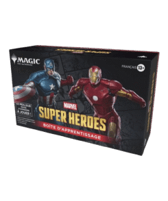 Boîte d’apprentissage Magic: The Gathering Marvel Super Heroes avec Captain America et Iron Man, version française