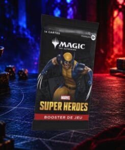 Booster de jeu Magic: The Gathering Marvel Super Heroes avec Wolverine, version française