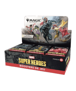 Display de boosters de jeu Magic: The Gathering Marvel Super Heroes en version française