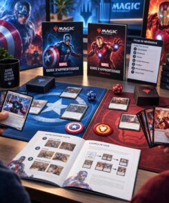 Première partie guidée Magic Marvel avec Captain America et Iron Man pour apprendre à jouer à Magic