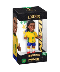 Boîte Minix Ronaldinho #120 Legends Brésil avec figurine