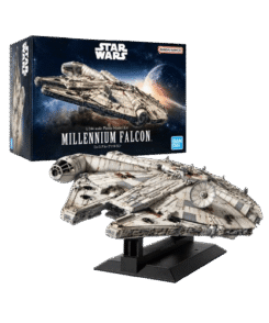Model Kit Faucon Millenium 1/144 Bandai Star Wars avec boîte et présentoir