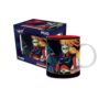 Mug Goldorak Actarus ABYstyle avec intérieur rouge, anse blanche et boîte officielle
