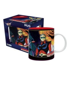 Mug Goldorak Actarus ABYstyle avec intérieur rouge, anse blanche et boîte officielle