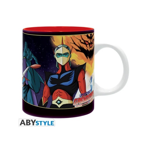 Face Actarus du mug Goldorak ABYstyle 320 ml avec anse blanche