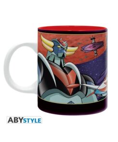 Face Goldorak du mug ABYstyle 320 ml, intérieur rouge et anse blanche