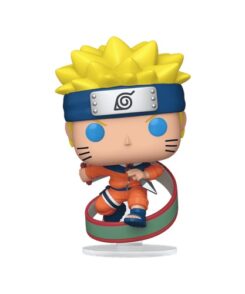 Funko Pop Naruto Uzumaki #1963 avec bandeau de Konoha, parchemin sculpté et base transparente