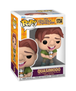 Boîte vitrine Funko Pop Quasimodo avec oiseau #1734 Disney