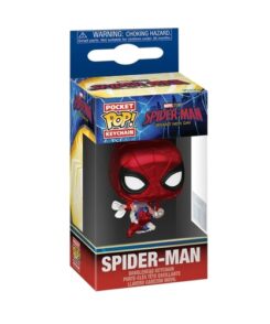 Emballage officiel à fenêtre du porte-clés Funko Pocket Pop Spider-Man Brand New Day