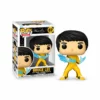 Funko Pop Bruce Lee Be Water n° 87 avec sa boîte officielle, présentation centrée sur fond blanc.