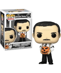 Gomez Addams avec citrouille n° 1548, accompagné de sa boîte officielle Funko Pop Television The Addams Family.