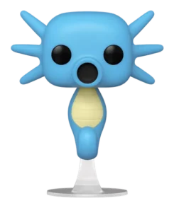 Figurine Funko Pop Hypotrempe bleue et jaune avec son support transparent