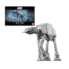 Modèle AT-AT assemblé gris avec sa boîte Bandai Star Wars.