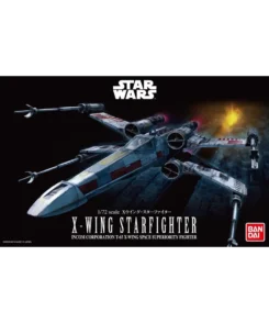 Face de la boîte officielle Bandai X-Wing Starfighter 1/72.