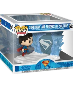 Boîte fenêtre officielle Funko Pop Moment Superman and Fortress of Solitude numéro 582