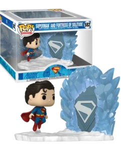 Funko Pop Moment Superman et Forteresse de Solitude numéro 582 avec sa boîte officielle